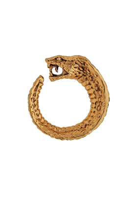 Rhinestone Cobra Ring